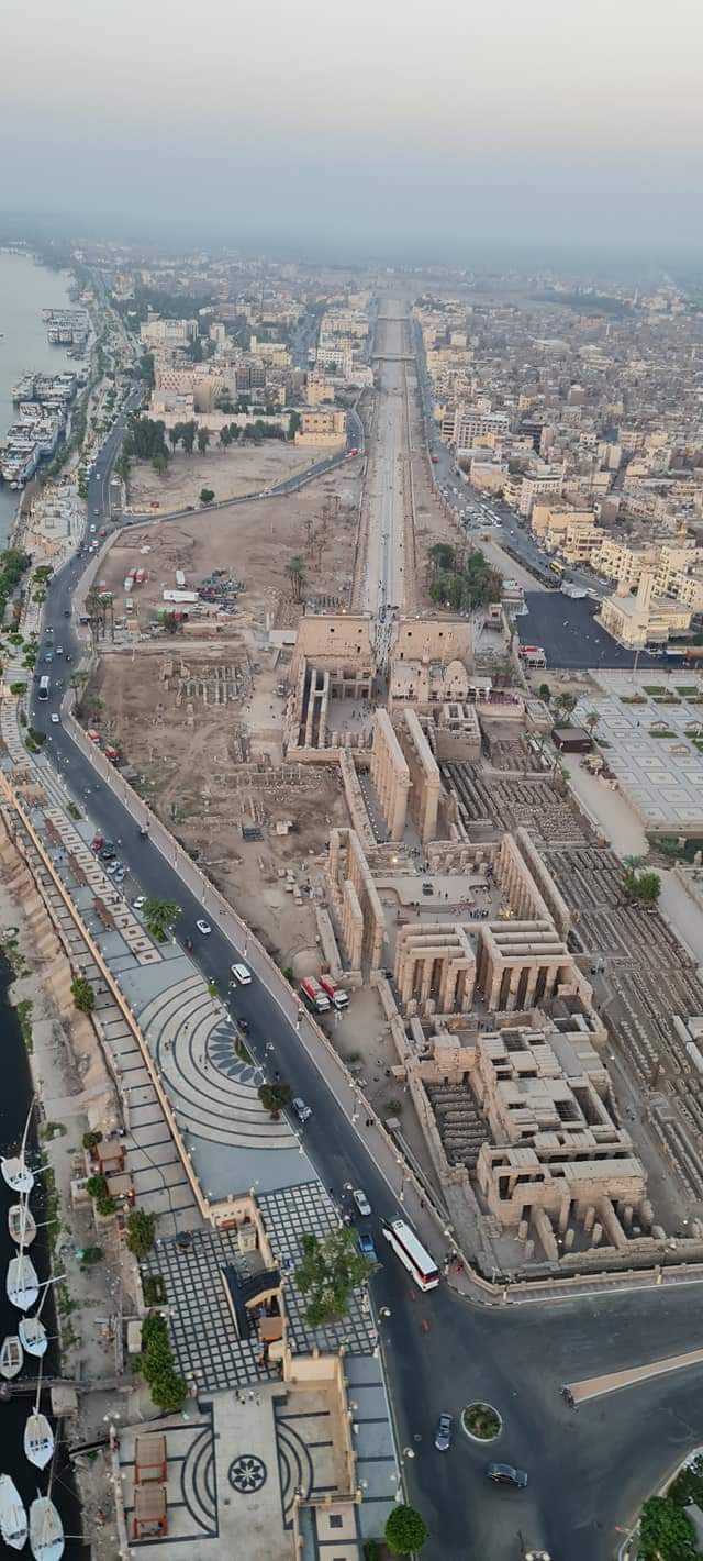 طريق المواكب من معبد الأقصر