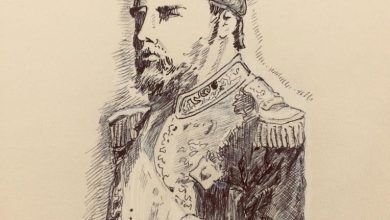 بورتريه الخديو اسماعيل رسوم أحمد علي توفيق