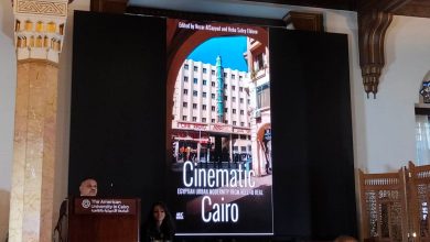 مناقشة كتاب القاهرة السينمائية بالجامعة الأمريكية في القاهرة 3