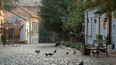 Skadarlija street Belgrade Serbia