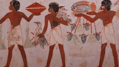 جدارية احتفالات شم النسيم قديما.. الصورة مشاع إبداعي